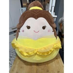 New Disney Squishmallow Princess BELLE Beauty & The Beast 2021 20" 22" XL NWT *